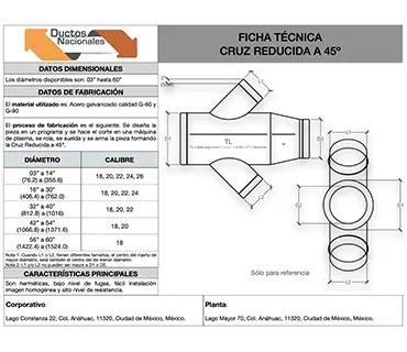 cruz reducida 45